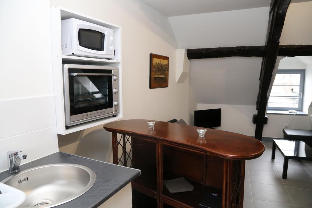 Appartement De Charme 옹플뢰르 객실 사진