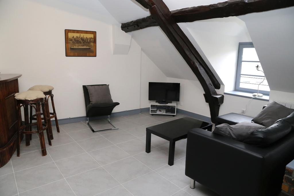 Appartement De Charme 옹플뢰르 객실 사진