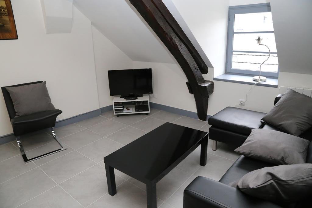 Appartement De Charme 옹플뢰르 객실 사진