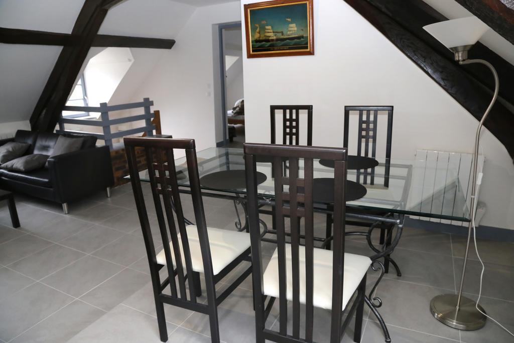 Appartement De Charme 옹플뢰르 객실 사진
