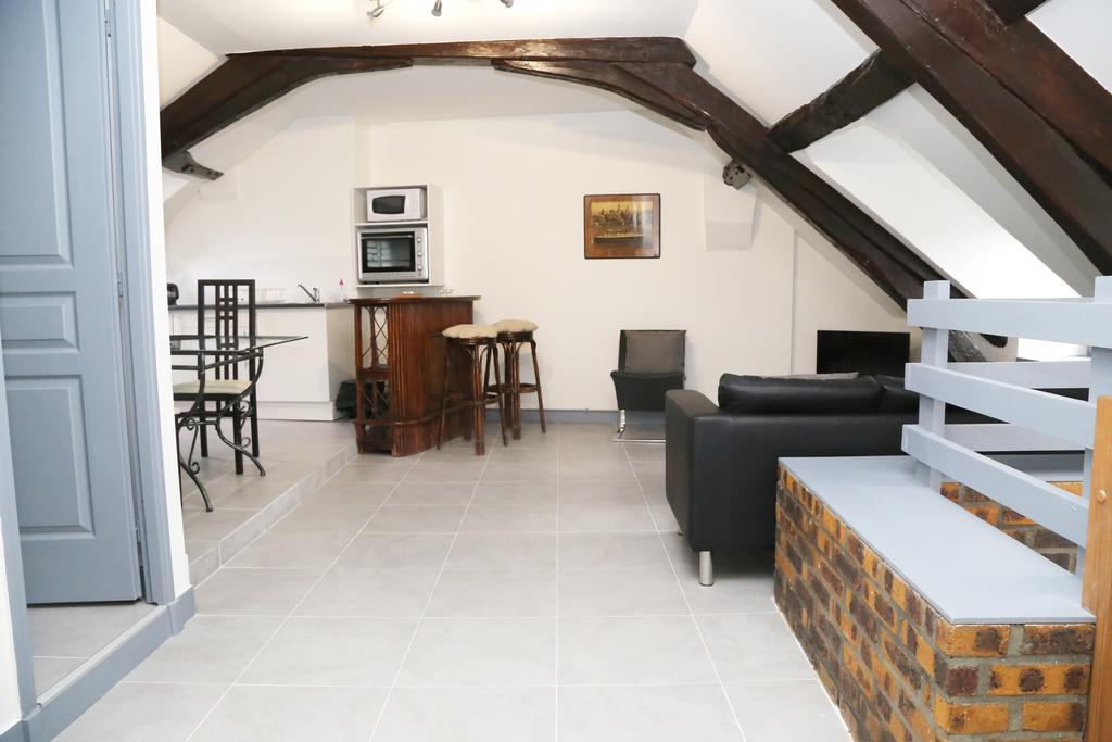 Appartement De Charme 옹플뢰르 객실 사진